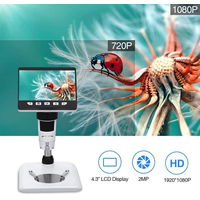 ميكروسكوب ديجتال بشاشه تكبير  1000ضعف مع كاميرا 2 ميجا للتصوير وتسجيل الفديو 